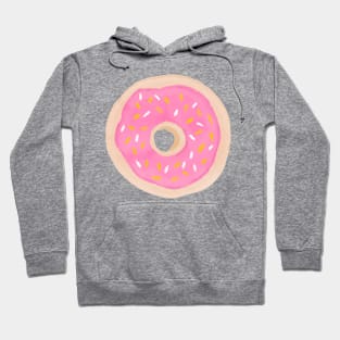 Pink Donut Design Hoodie